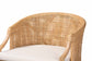 bali & pari Lumajang Bohemian Light Honey Rattan and Wood Bar Stool FredCo
