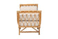 bali & pari Macias Modern Bohemian Natural Brown Rattan Daybed FredCo