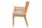 bali & pari Maisa Bohemian Light Honey Rattan Arm Chair FredCo
