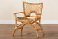 bali & pari Mamba Bohemian Natural Rattan Arm Chair FredCo