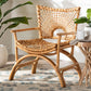 bali & pari Mamba Bohemian Natural Rattan Arm Chair FredCo