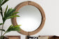 bali & pari Manila Bohemian Woven Rope Accent Wall Mirror FredCo