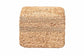 bali & pari Marella Modern Bohemian Natural Brown Seagrass Accent Footstool FredCo