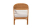 bali & pari Marisa Bohemian Light Honey Rattan Arm Chair FredCo