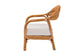 bali & pari Marisa Bohemian Light Honey Rattan Arm Chair FredCo