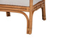 bali & pari Marisa Bohemian Light Honey Rattan Arm Chair FredCo