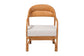 bali & pari Marisa Bohemian Light Honey Rattan Arm Chair FredCo