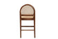 bali & pari Maryland Modern Bohemian Natural Rattan and Acacia Wood Counter Stool FredCo