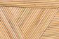bali & pari Milagra Modern Bohemian Natural Rattan Coffee Table FredCo