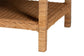 bali & pari Minahasa Bohemian Light Honey Braided Rattan Coffee Table FredCo