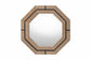 bali & pari Mirai Bohemian Woven Grasscloth Octagon Accent Mirror FredCo