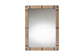 bali & pari Mirai Bohemian Woven Grasscloth Rectangle Accent Mirror FredCo