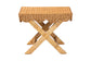 Woven rattan folding stool with rectangular seat and crossed legs, home furniture accent.