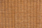 Close-up of woven rattan furniture texture in natural brown, FredCo International