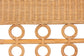 bali & pari Monica Bohemian Light Honey Rattan 3-Piece Dining Nook Set FredCo