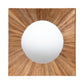 bali & pari Mosa Bohemian Pealed Grasscloth Accent Mirror FredCo
