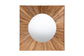 bali & pari Mosa Bohemian Pealed Grasscloth Accent Mirror FredCo