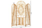 bali & pari Nadra Modern Bohemian Natural Brown Rattan Room Divider FredCo