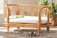 bali & pari Nariko Bohemian Light Honey Rattan Pet Bed FredCo