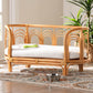 bali & pari Nariko Bohemian Light Honey Rattan Pet Bed FredCo