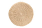 Round woven rattan placemat for dining table from FredCo International furniture store