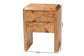 bali & pari Nebu Modern and Contemporary Natural Mappa Burl Wood Nightstand FredCo