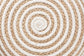 bali & pari Nequiel Modern Bohemian Natural Brown Seagrass and Woven Rope Ottoman Footstool FredCo
