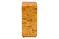 bali & pari Netra Modern and Contemporary Natural Real Burl Wood Storage Cabinet FredCo