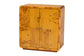 bali & pari Netra Modern and Contemporary Natural Real Burl Wood Storage Cabinet FredCo