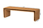 bali & pari Nevada Bohemian Light Honey Rattan Accent Bench FredCo