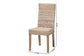 bali & pari Nevina Bohemian Grey Kubu Rattan and Mango Wood Dining Chair FredCo