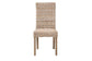 bali & pari Nevina Bohemian Grey Kubu Rattan and Mango Wood Dining Chair FredCo