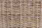 bali & pari Nevina Bohemian Grey Kubu Rattan and Mango Wood Dining Chair FredCo