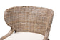 bali & pari Niesha Bohemian Grey Natural Kubu Rattan and Mahogany Wood Dining Chair FredCo