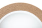 bali & pari Nieva Round Woven Rope Mirror - Coastal Mirror with Woven Jute Accents for Farmhouse, Boho Wall Decor, Beach House FredCo