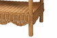 bali & pari Oteria Bohemian Light Honey Scalloped Rattan Console Table FredCo