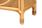 bali & pari Ovalet Modern Bohemian Natural Brown Rattan 2-Door Sideboard FredCo