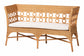 bali & pari Oxford Bohemian Light Honey Rattan 3-Piece Living Room Chair Set FredCo