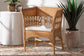 bali & pari Oxford Bohemian Light Honey Rattan Arm Chair FredCo