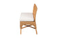 bali & pari Oxford Bohemian Light Honey Rattan Dining Bench FredCo