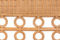 bali & pari Oxford Bohemian Light Honey Rattan Dining Bench FredCo