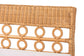 bali & pari Oxford Bohemian Light Honey Rattan Dining Bench FredCo