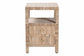 bali & pari Paine Bohemian Woven Grasscloth 2-Drawer Nightstand FredCo