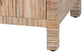 bali & pari Paine Bohemian Woven Grasscloth 2-Drawer Nightstand FredCo