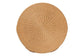 bali & pari Palm Bohemian Honey Scallop Rattan Coffee Table FredCo