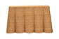 bali & pari Palm Bohemian Honey Scallop Rattan Console Table FredCo