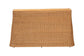 bali & pari Palm Bohemian Honey Scallop Rattan Console Table FredCo