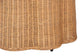 bali & pari Palm Bohemian Honey Scallop Rattan End Table FredCo