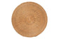 bali & pari Palm Bohemian Honey Scallop Rattan End Table FredCo