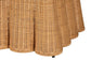 bali & pari Palm Bohemian Honey Scallop Rattan Ottoman FredCo